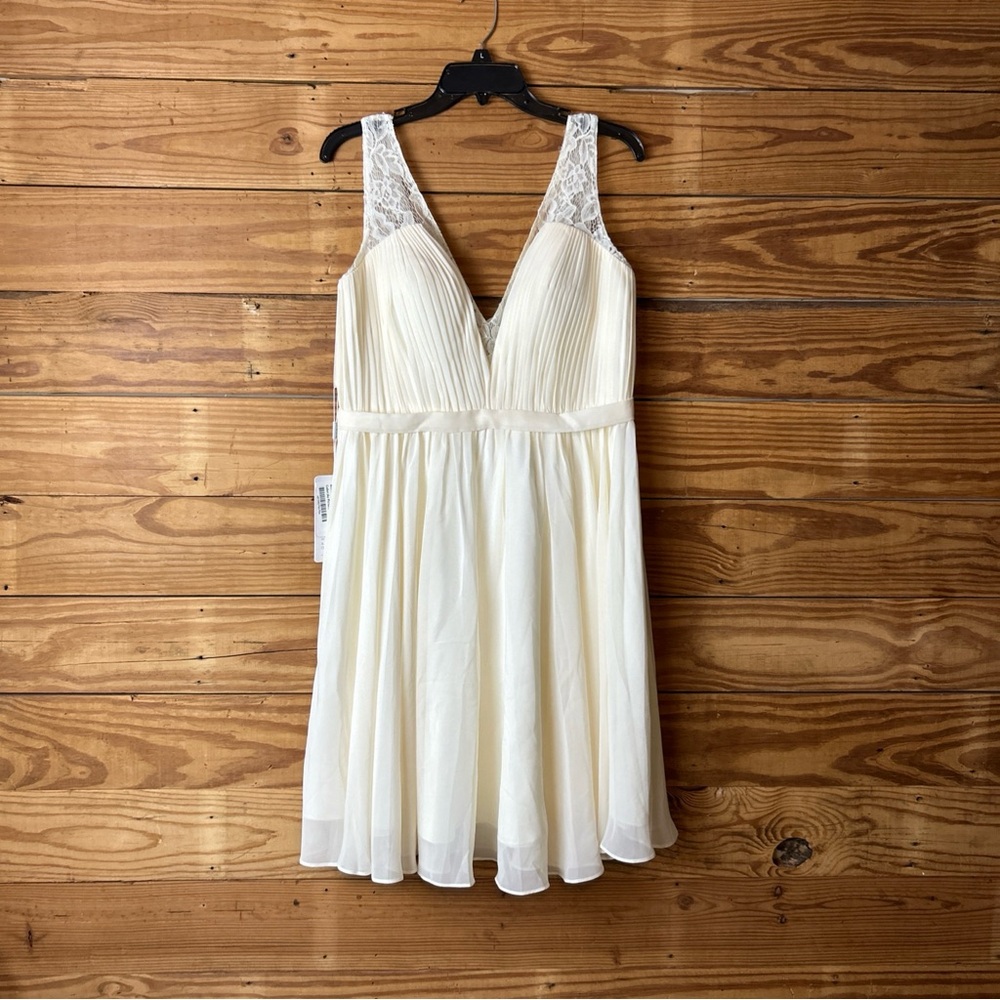 JJs House Cream Lace Wedding Dress